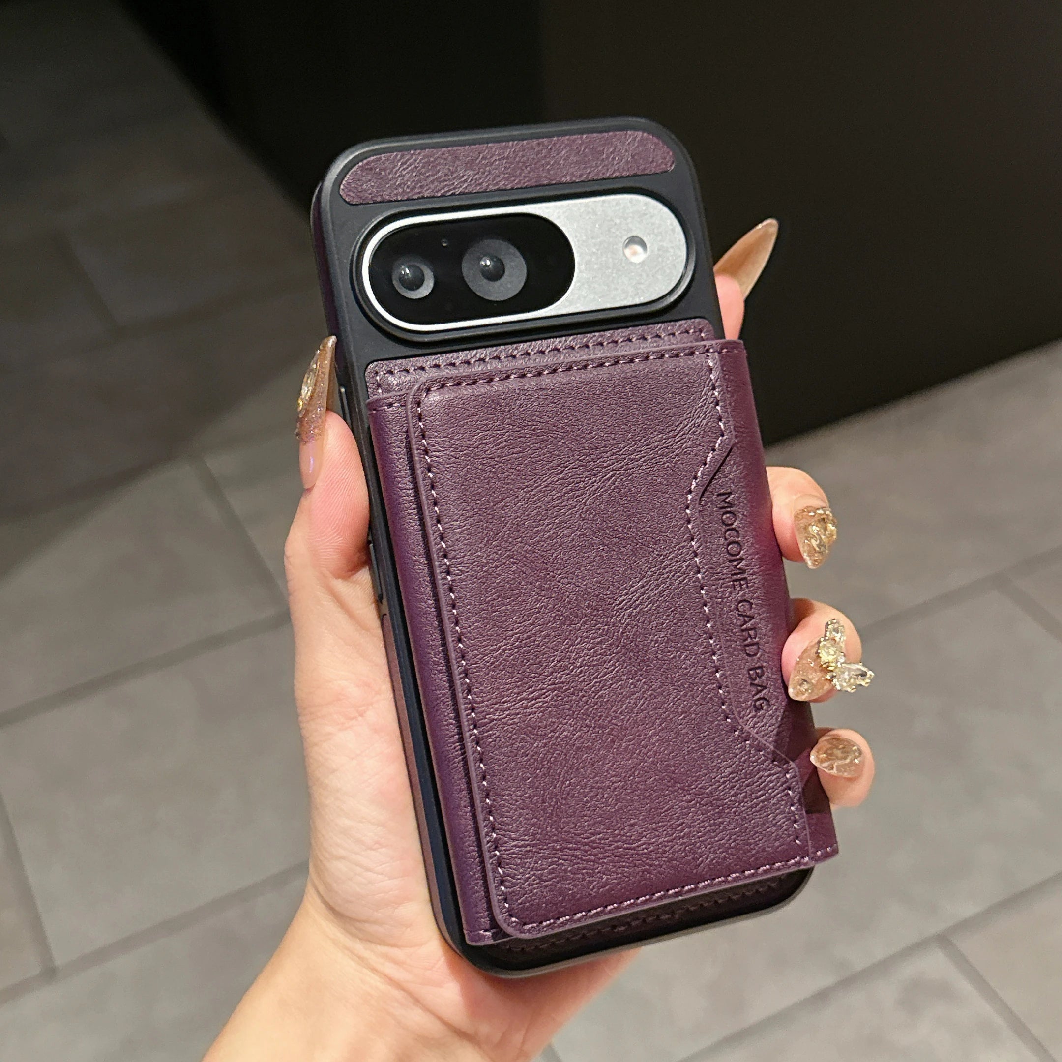 2 in 1 Magnetic Leather Wireless Charging Wallet Phone Case For Google Pixel 10 9 Pro XL 10 9 Pro 9A 8 for Magsafe Holder Cover