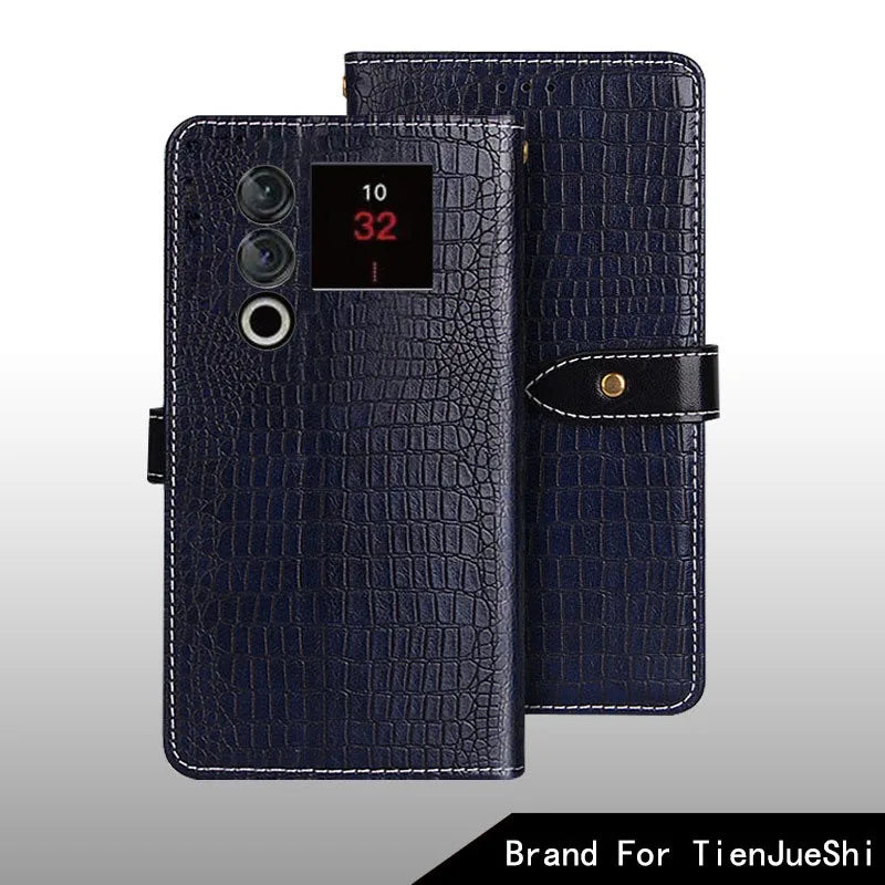 For Doogee Blade 20 Ultra Case Flip Crocodile pattern Leather Case card slots Cover For Doogee Blade 20 Ultra Phone Accessories