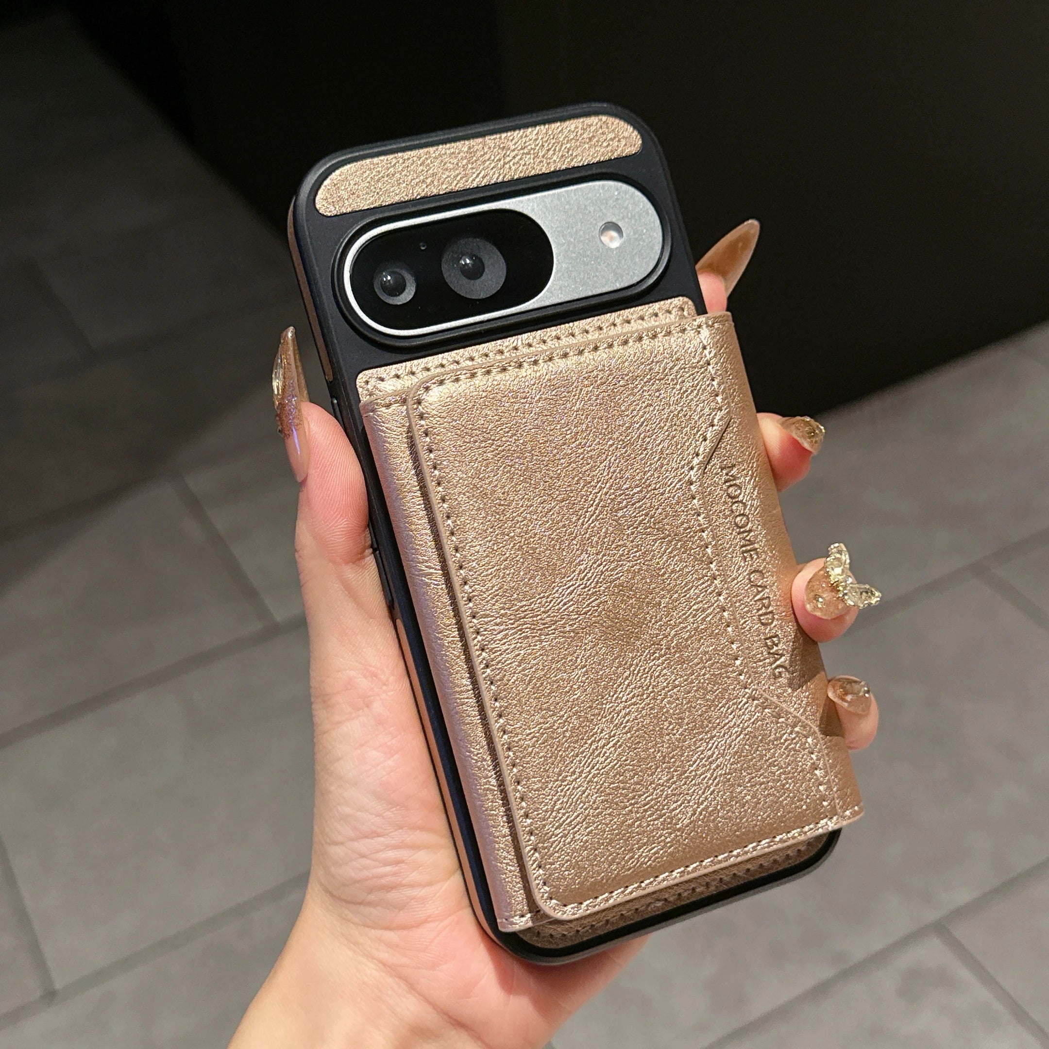 2 in 1 Magnetic Leather Wireless Charging Wallet Phone Case For Google Pixel 10 9 Pro XL 10 9 Pro 9A 8 for Magsafe Holder Cover