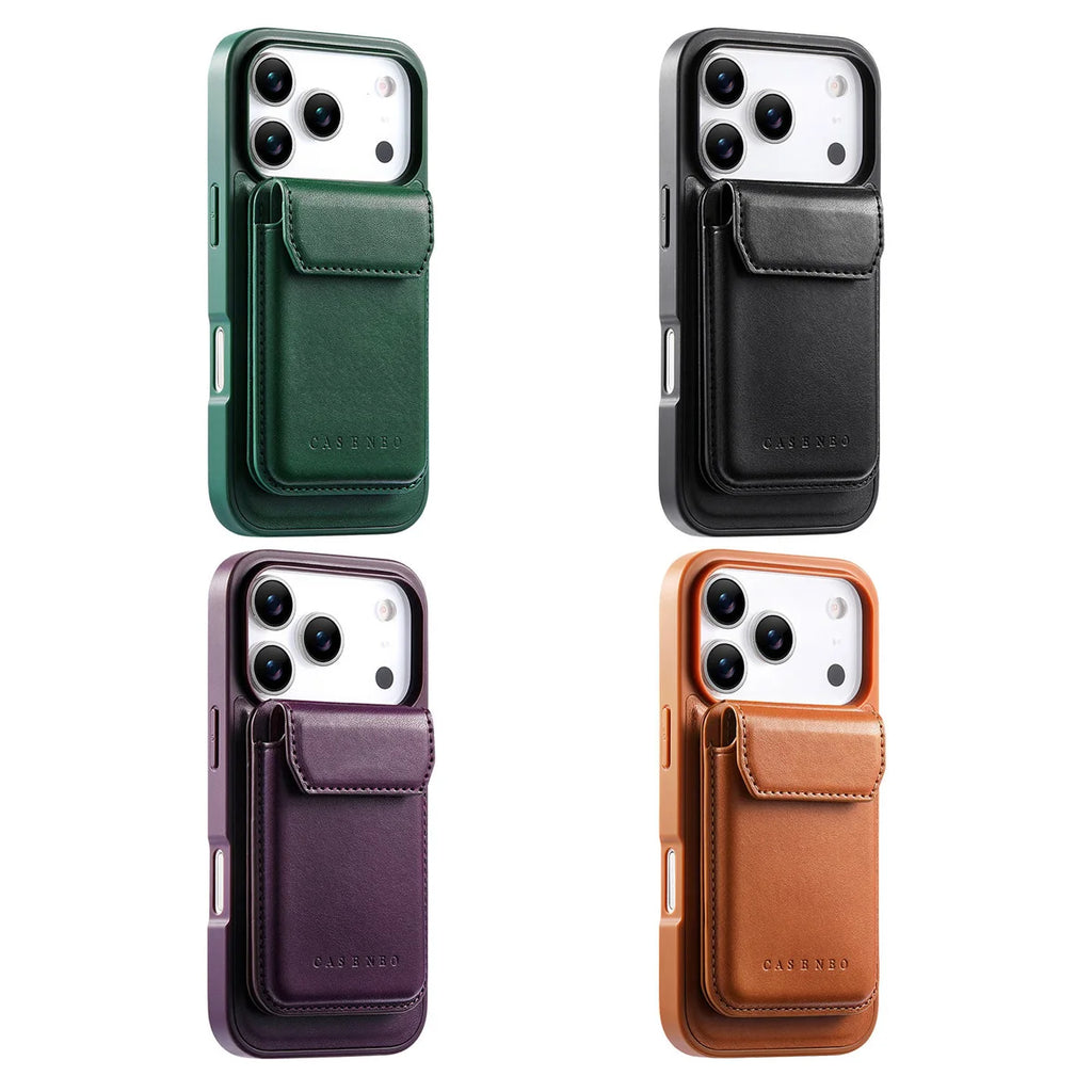 Detachable Magnetic 2 in 1 Leather Pocket Phone Case for IPhone 16E 17 16 15 Plus 14 13 Pro Max Wallet Card Slots Holder Cover