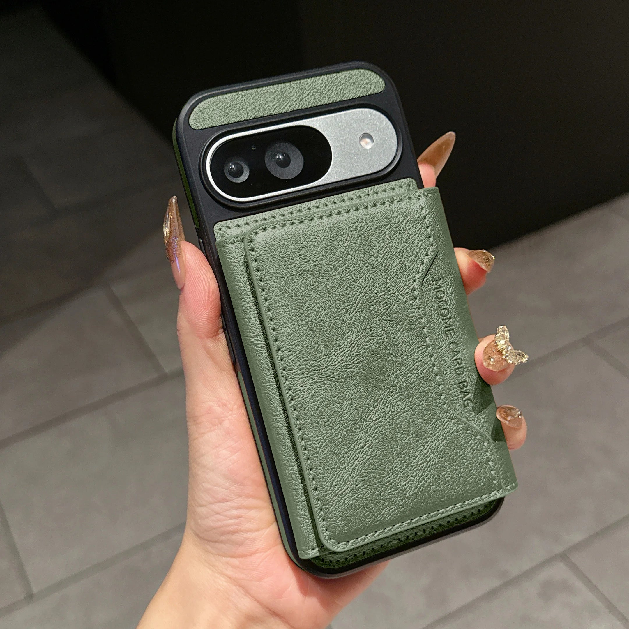 2 in 1 Magnetic Leather Wireless Charging Wallet Phone Case For Google Pixel 10 9 Pro XL 10 9 Pro 9A 8 for Magsafe Holder Cover