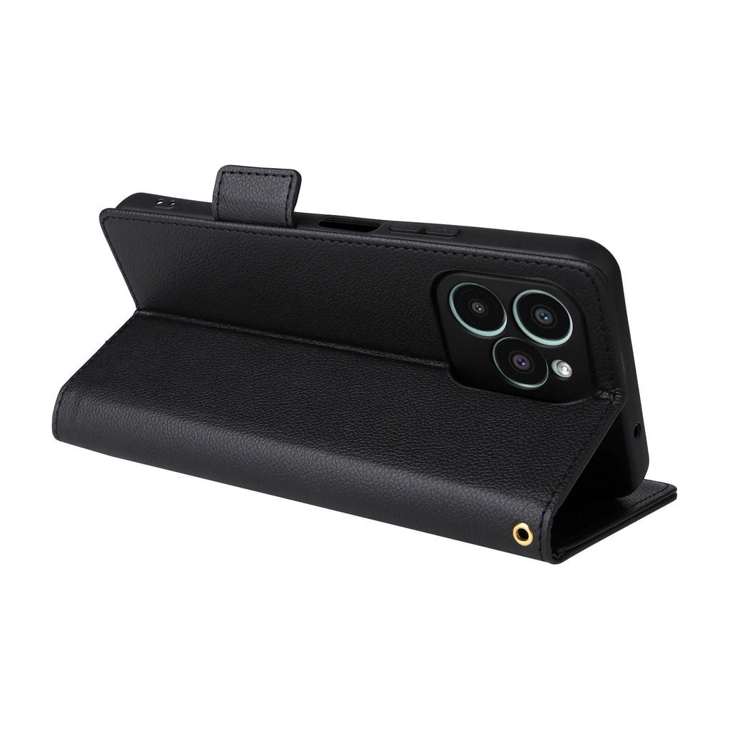 For Fossibot S2 case litchi pattern PU Leather Back Case Cover For Fossibot S2 Phone Accessories