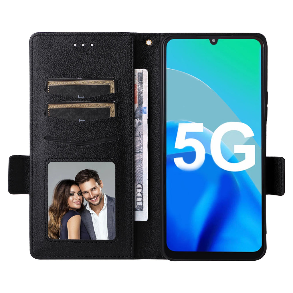 For Fossibot S2 case litchi pattern PU Leather Back Case Cover For Fossibot S2 Phone Accessories