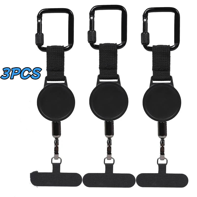 Retractable Anti-Theft Phone Holder Cellphone Lanyard Strap Smartphone Case Safety Tether with Belt Clip Cellphone Lanyard